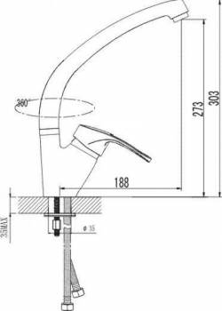 Смеситель для раковины IDDIS Carlow CQ56004C. Фото