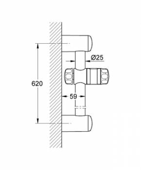 Душевая штанга GROHE Relexa plus 28666000. Фото