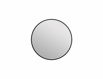 Зеркало CERSANIT Eclipse Smart 60х60 в черной рамке A64146. Фото