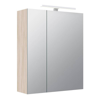 Шкаф-зеркало 50 см двухдверный Mirro IDDIS MIR5002i99. Фото
