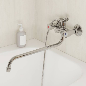 Смеситель для ванны с длинным изливом Tring Milardo TRISB02M10. Фото