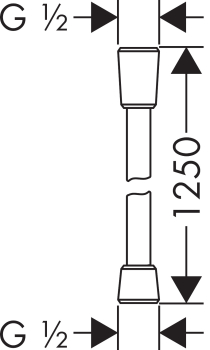 27959670 HANSGROHE  Set 8 в 1 (27623670+27413670+26530670+15743670+01800180+28331670+27454670+28272670) душевой комплект, матовый черный. Фото