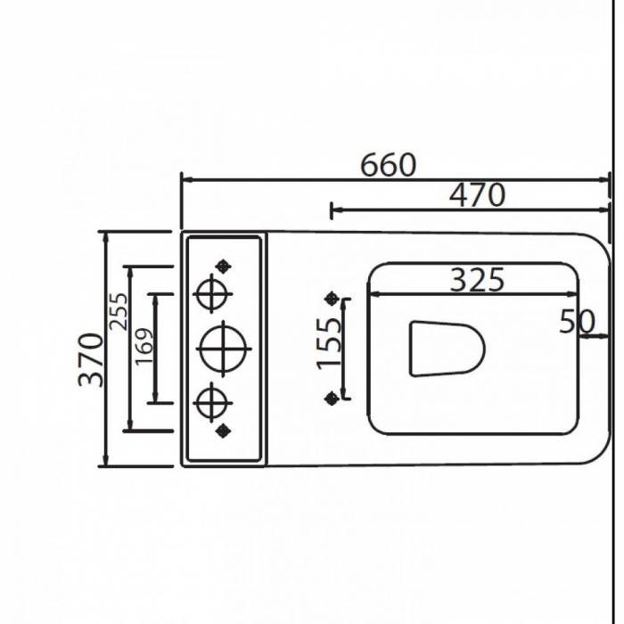 Чаша унитаза подвесного BELBAGNO Ardente BB354B. Фото