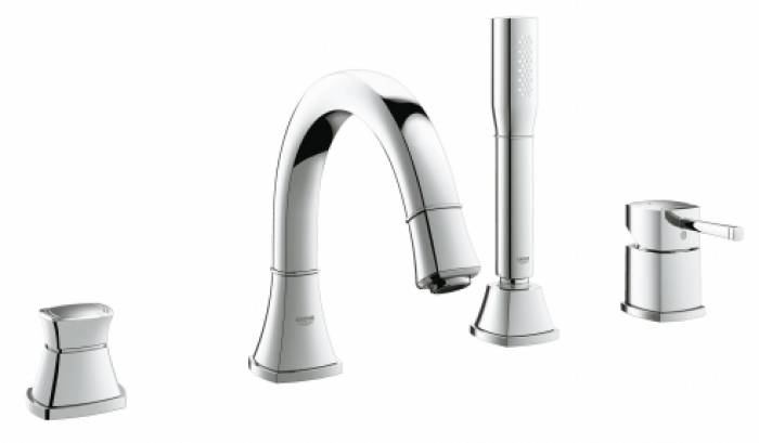 GROHE 19936AL0 Grandera Смеситель однорычажный для ванны на 4 отвесртия GROHE 19936AL0 Grandera Смеситель однорычажный для ванны на 4 отвесртия. Фото