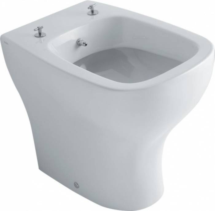 Унитаз-биде приставной CERAMICA GLOBO SPA Genesis Vasi e Bidet 51.37 GEB02.BI. Фото