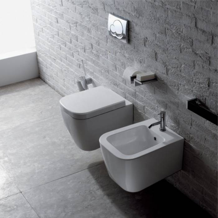 Унитаз подвесной CERAMICA GLOBO SPA Stone Vasi e Bidet 45.36 SSS03.BO. Фото