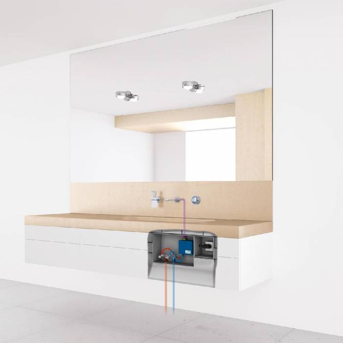 Смеситель для раковины GROHE Veris F-Digital 36278000. Фото