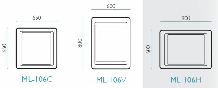 Зеркало МИР СТЕКЛА ML-106C. Фото