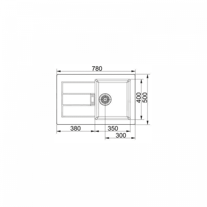 Мойка кухонная FRANKE Sirius SID611-78/50 114.0489.218. Фото