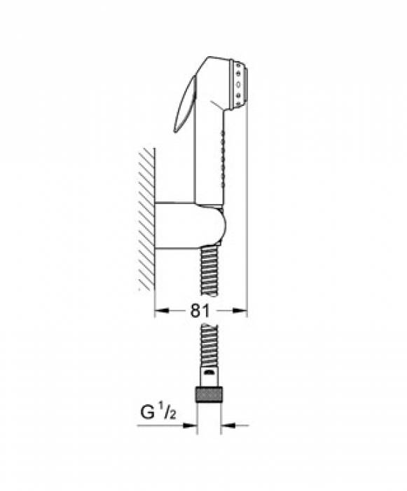 Гигиенический душ GROHE 27513000. Фото