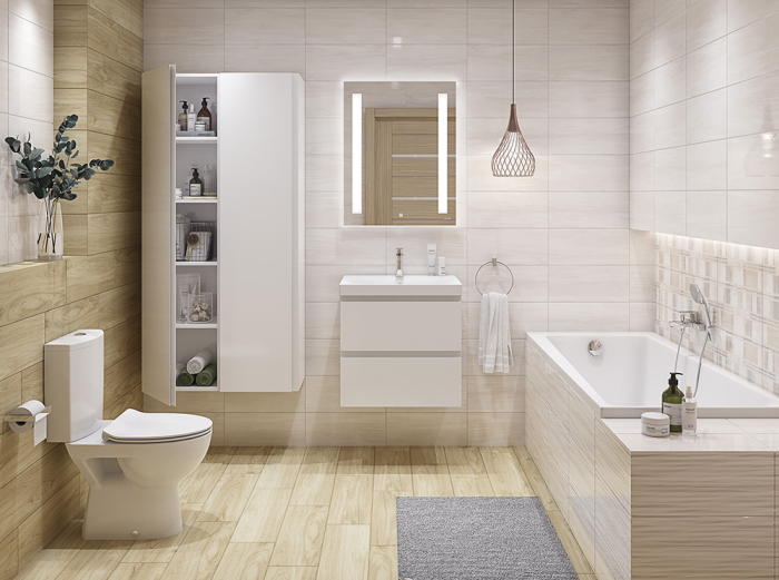 CERSANIT AN1J451DT Бордюр Atria 50х440 многоцветный