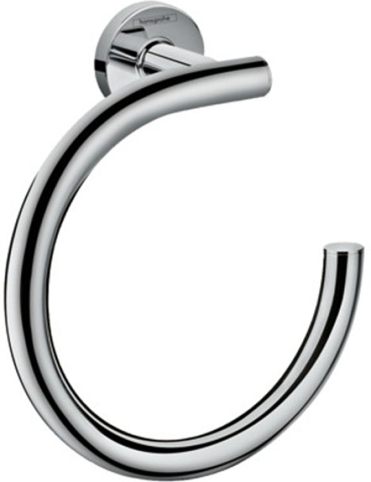 Полотенцедержатель кольцо Hansgrohe Logis Universal 41724000 для ванной комнаты. Фото