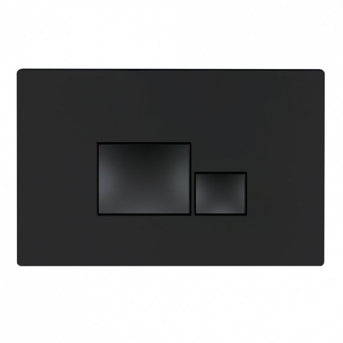 Кнопка смыва BelBagno Чёрный матовый BB074NERO. Фото