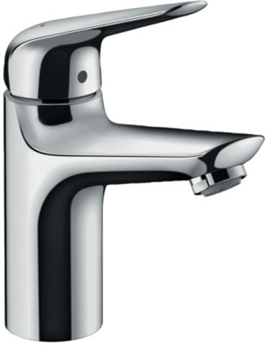 Смеситель для раковины Hansgrohe Novus 100 без донного клапана 71031000. Фото