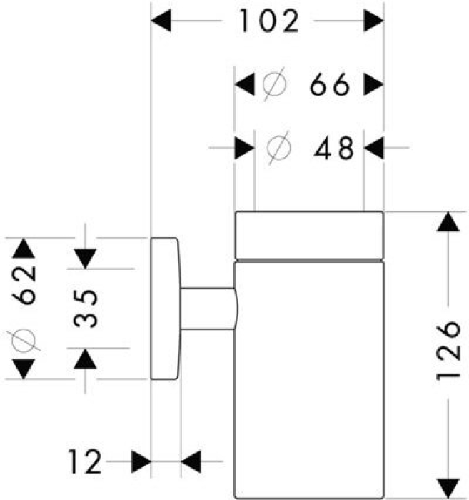 Стакан Hansgrohe Logis 40518000 для ванной комнаты. Фото