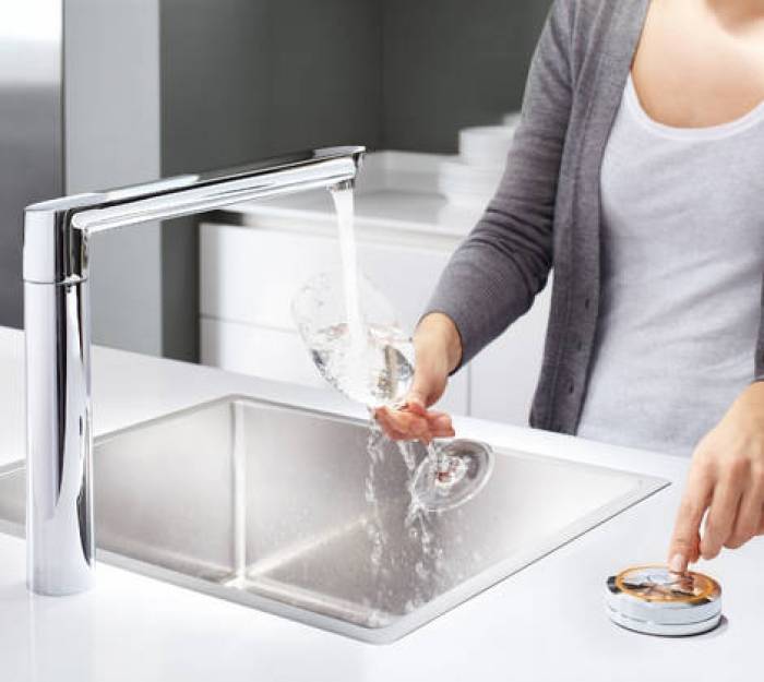 Смеситель для мойки GROHE K7 F-Digital 31247000. Фото