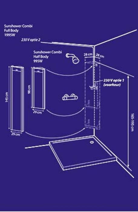 Солярий универсальный Sunshower Combi Full Body