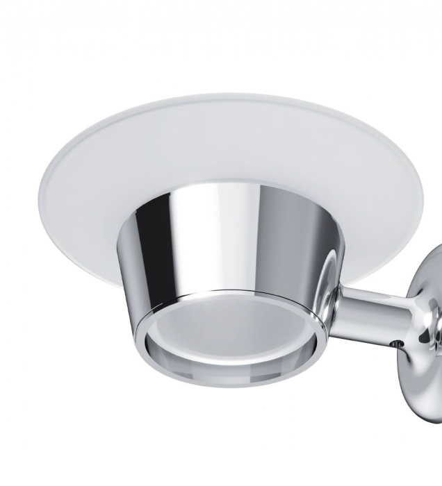 Стеклянная мыльница с настенным держателем AM.PM Like A8034200 для ванной комнаты. Фото