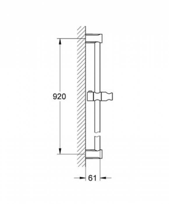 Душевая штанга GROHE Tempesta Cosmo 27522000. Фото