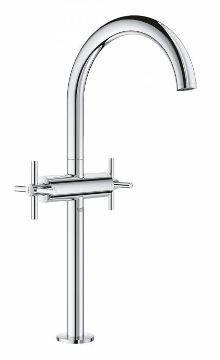 GROHE 21044003 Atrio New Смеситель двухвентильный для раковины на 1 отверстие, для свободностоящих раковин, крестобразные ручки, размер XL. Фото