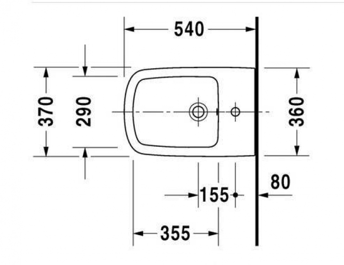 Биде подвесное DURAVIT DURASTYLE 2282150000. Фото