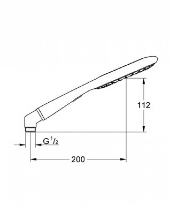 Ручной душ GROHE Rainshower Icon 27446000. Фото