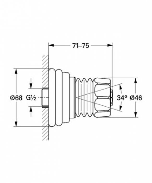 Боковой душ GROHE Sinfonia 28972000. Фото