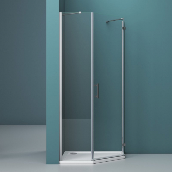 Душевой угол BELBAGNO KRAFT-P-1-100-C-Cr-L. Фото