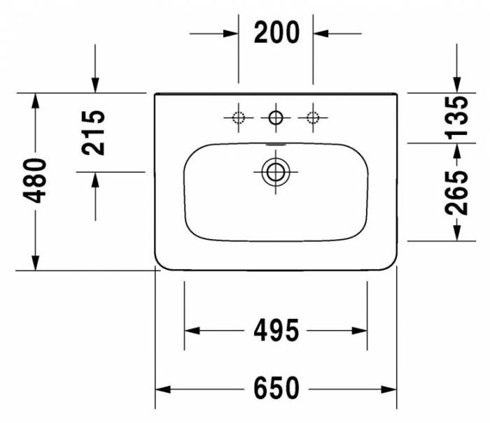 Тумба с раковинной DURAVIT DURASTYLE DS648005353. Фото