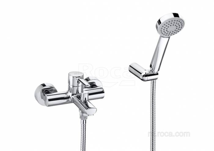 Смеситель ROCA Targa для ванны-душа A5A0160C0M. Фото