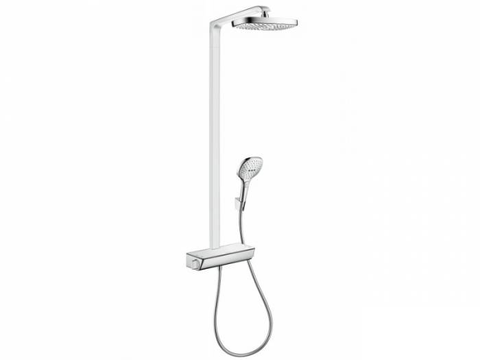 Душевая система HANSGROHE Raindance Select Showerpipe E300 2 jet 27128400. Фото