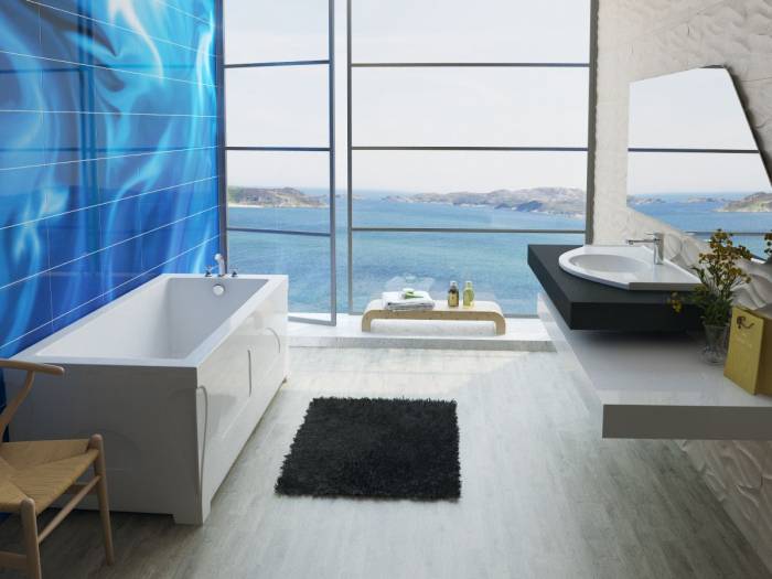 Ванна из литьевого мрамора ЭСТЕТ Дельта 190х90. Фото