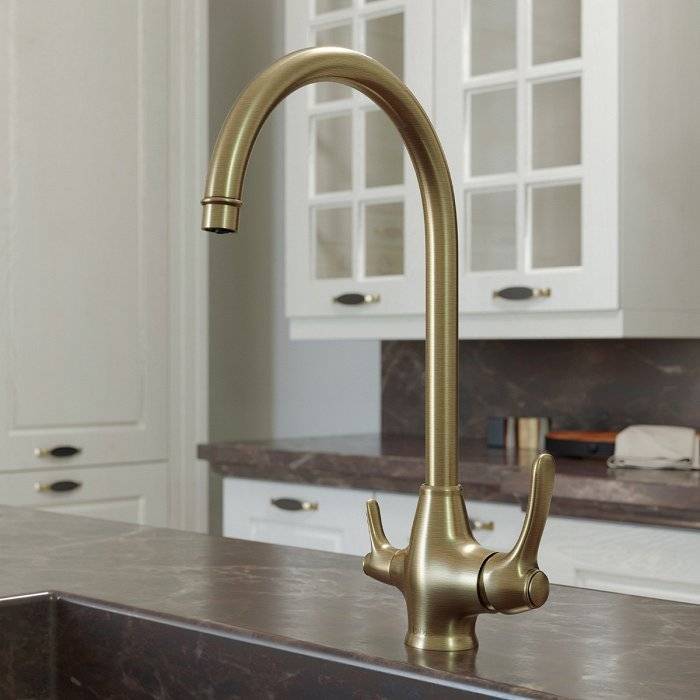 Смеситель для кухни с каналом для фильтрованной воды Oldie IDDIS OLDBRF0i05. Фото