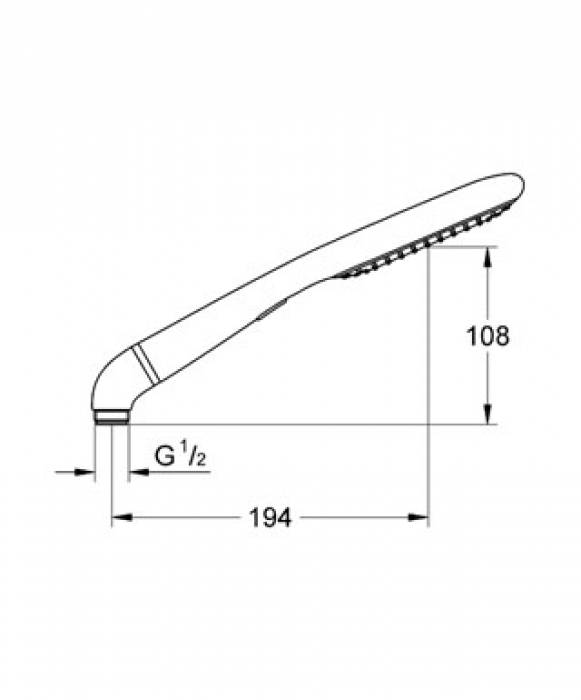 Ручной душ GROHE Rainshower Eco 27274LS0. Фото