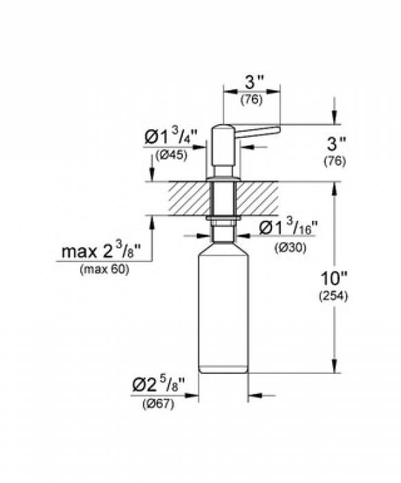 Дозатор для жидкого мыла GROHE Contemporary 40536000 Дозатор для жидкого мыла GROHE Contemporary 40536000 для ванной комнаты. Фото