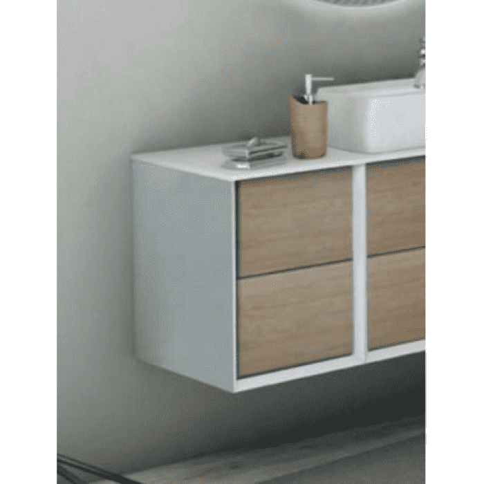 Шкафчик подвесной совместимый с базой под раковину CEZARES Bellagio 54719. Фото