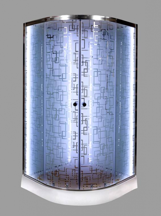 Душевая кабина Deto ЕМ1590N LED с гидромассажем. Фото