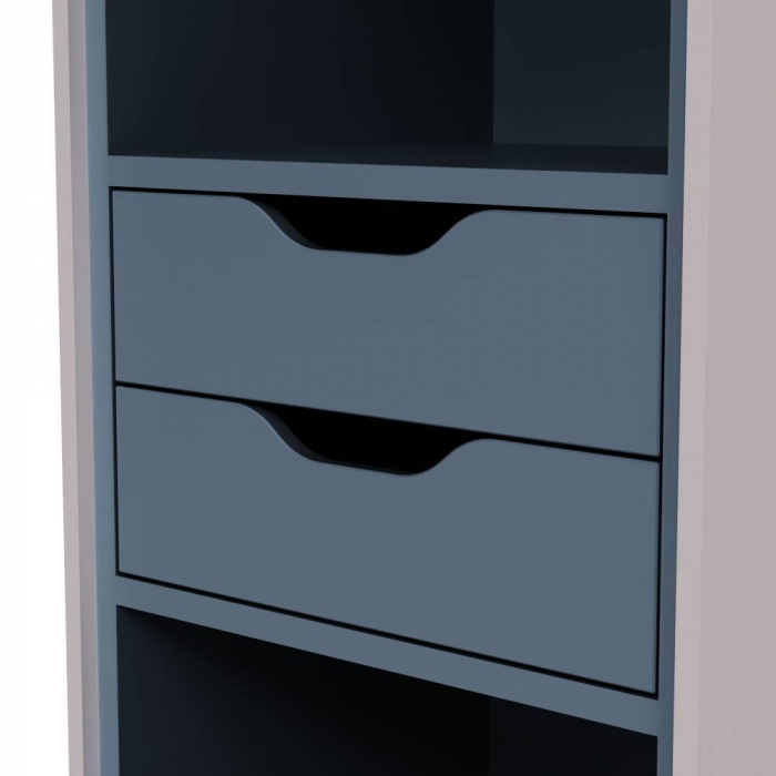 Шкаф-пенал подвесной 40 см, универсальный, элегантный серый AM.PM Inspire 2.0 M50ACHX0406EGM. Фото