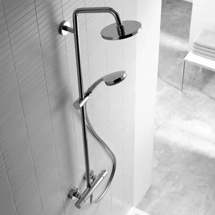 Душевая система Hansgrohe Croma 220 Showerpipe 27223000. Фото