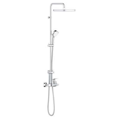 GROHE 26693000 Tempesta Cosmopolitan 250 Душевая система, с однорычажным смесителем для ванны, излив 202 мм, хром. Фото