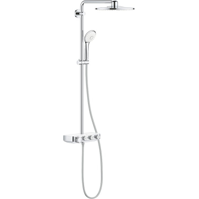 GROHE Душевая система с термостатом Grohe Euphoria SmartControl 310 Duo 26507LS0 белая луна. Фото