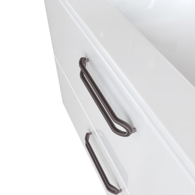 Тумба напольная с умывальником белая 100 см Brick IDDIS BRI10WFi95K. Фото