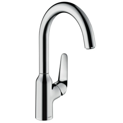 Кухонный смеситель однорычажный, 220, 1jet Hansgrohe 71802000, хром. Фото