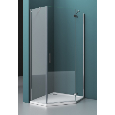 Душевой угол BELBAGNO KRAFT-P-1-100-C-Cr-L. Фото