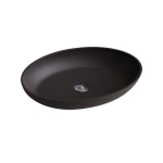 Раковина ACQUABELLA COLEZZIONI 58х38 LAVABO_ON-TOP_OVAL_SLATE_NEGRO. Фото