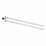Полотенцедержатель GROHE Essentials Cube 40624001 для ванной комнаты. Фото