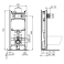 Инсталляция IDEAL STANDARD R046367 PROSYS Eco Frame 2.0. Фото